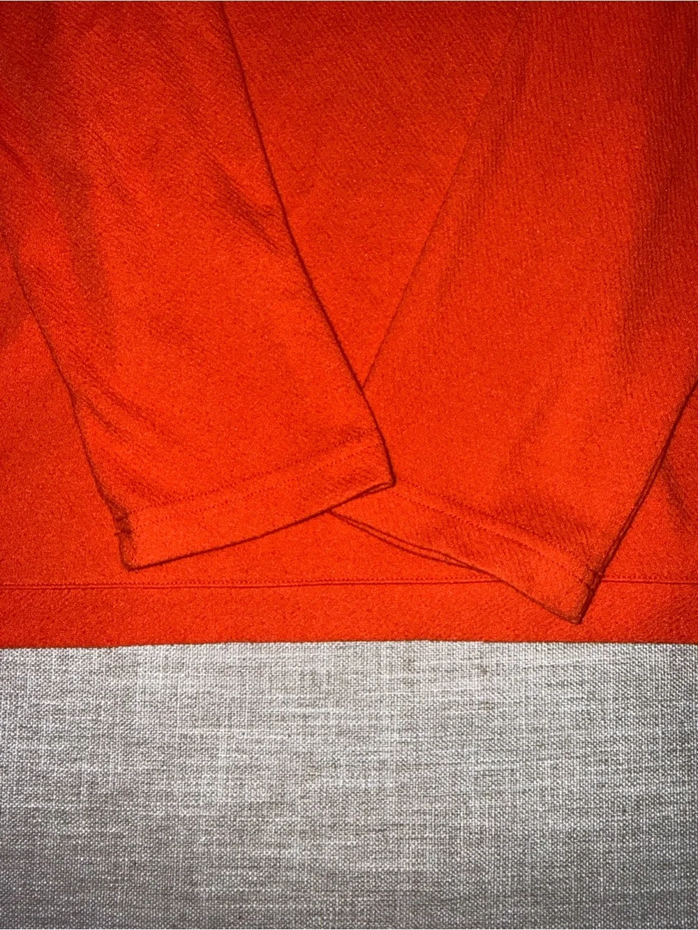 Jordan Bright Orange Quarter-Zip Pullover with White Jumpman